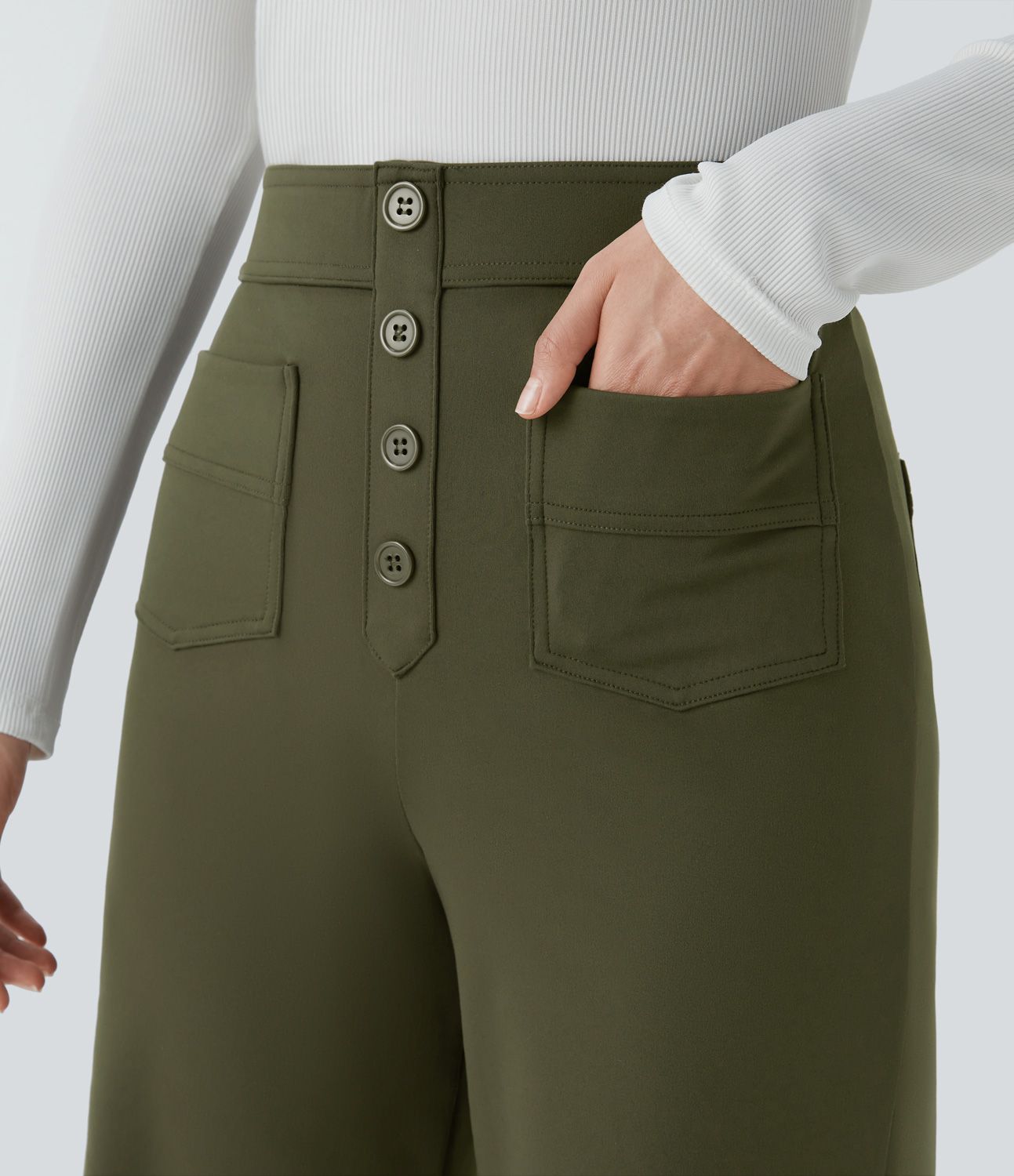 Joëlle | Pantalon Extensible Sans Repassage