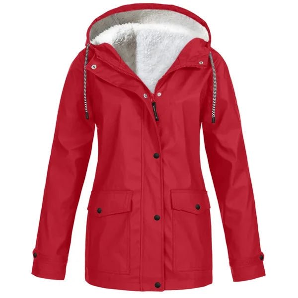 Jeanne | Veste Imperméable à Capuche Ajustable
