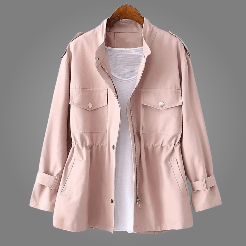 Élise | Manteau en Laine à Double Boutonnage avec Ceinture