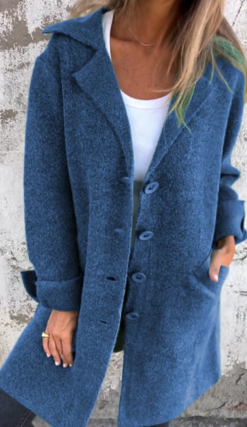 Odile | Manteau Minimaliste à Coupe Droite