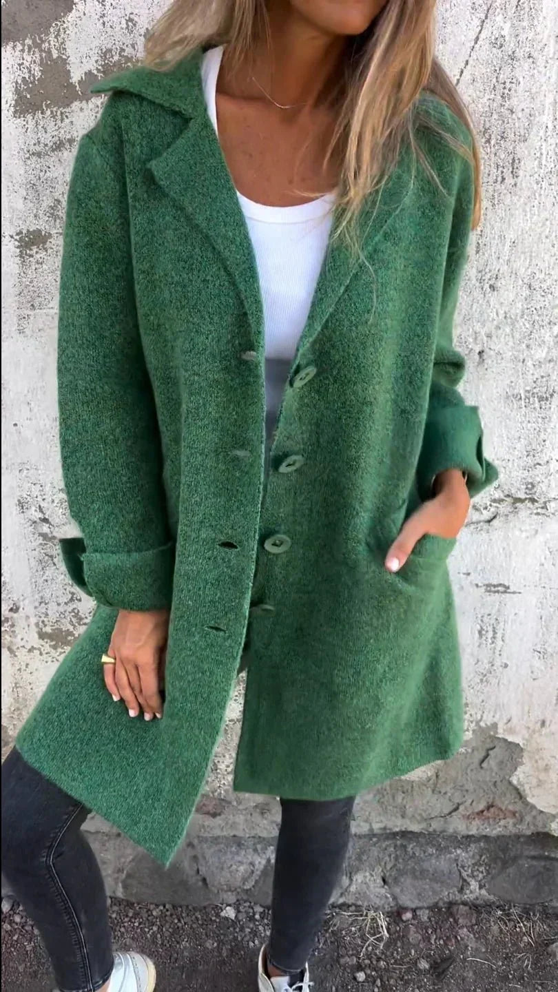 Odile | Manteau Minimaliste à Coupe Droite