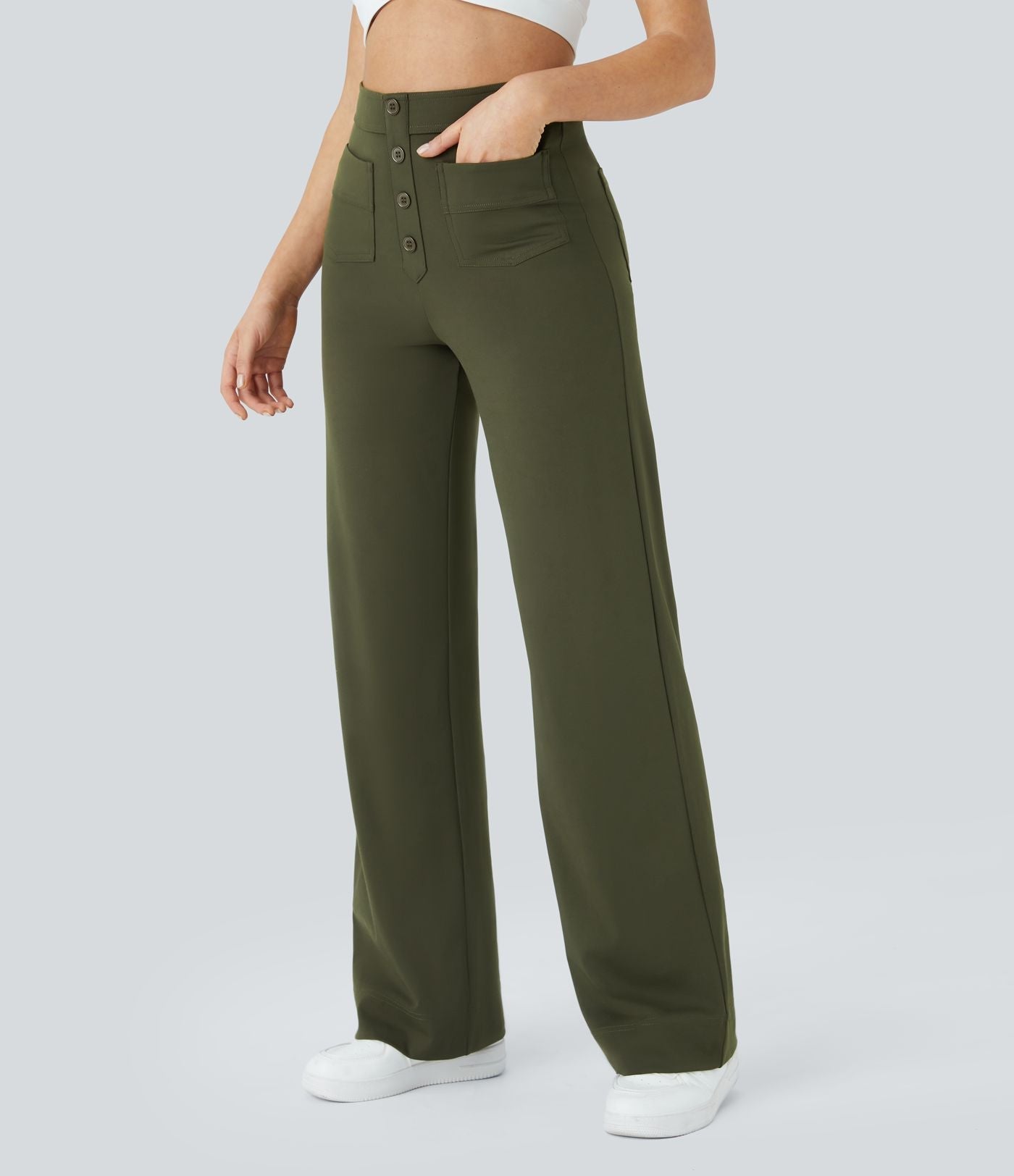 Joëlle | Pantalon Extensible Sans Repassage