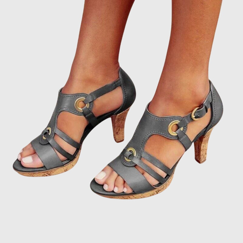 Ariane | Sandales à Talon Confort