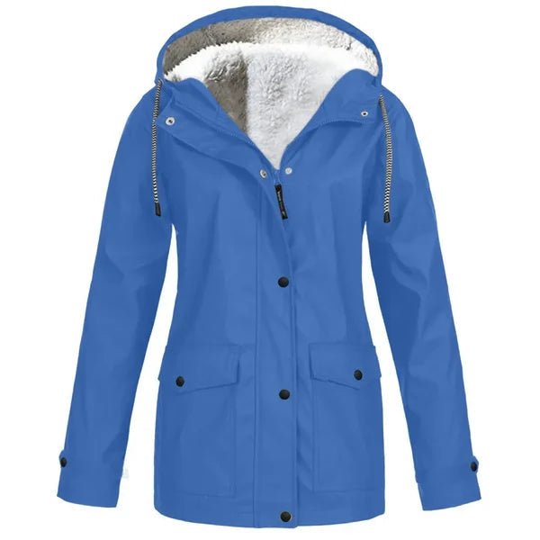 Jeanne | Veste Imperméable à Capuche Ajustable