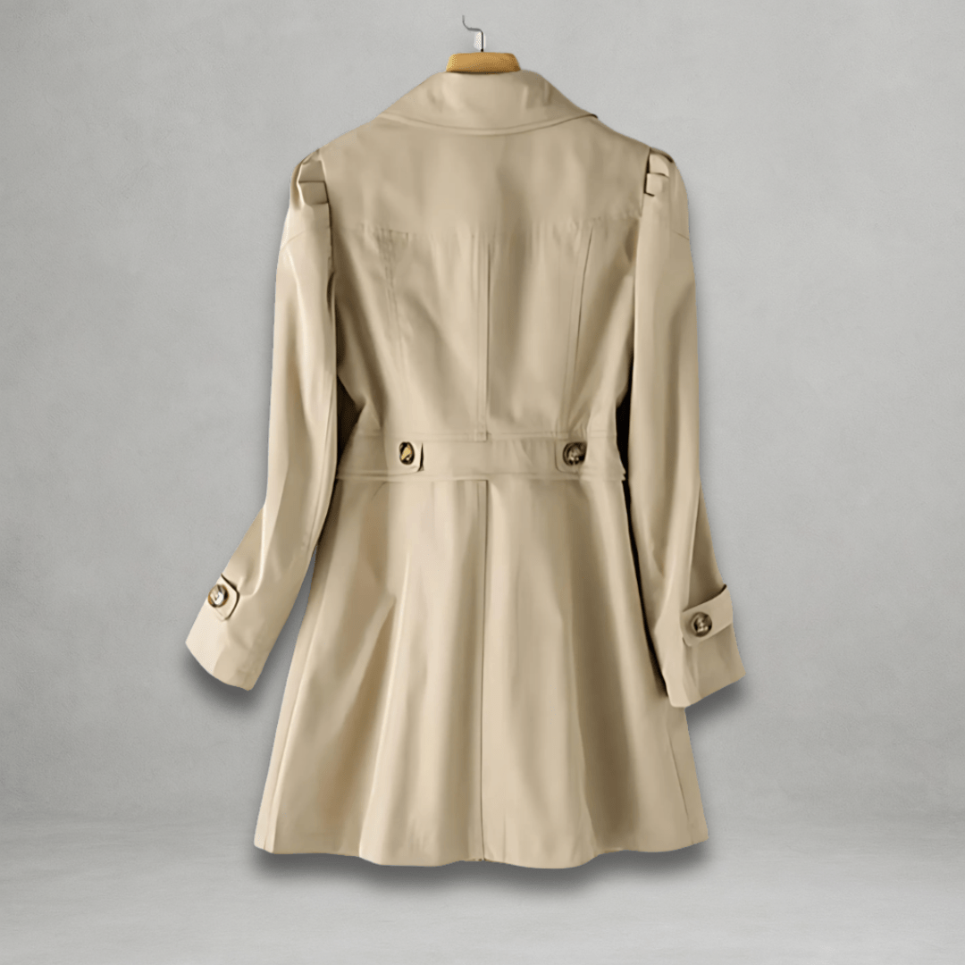 Delphine | Trench-Coat Classique en Coton Mélangé