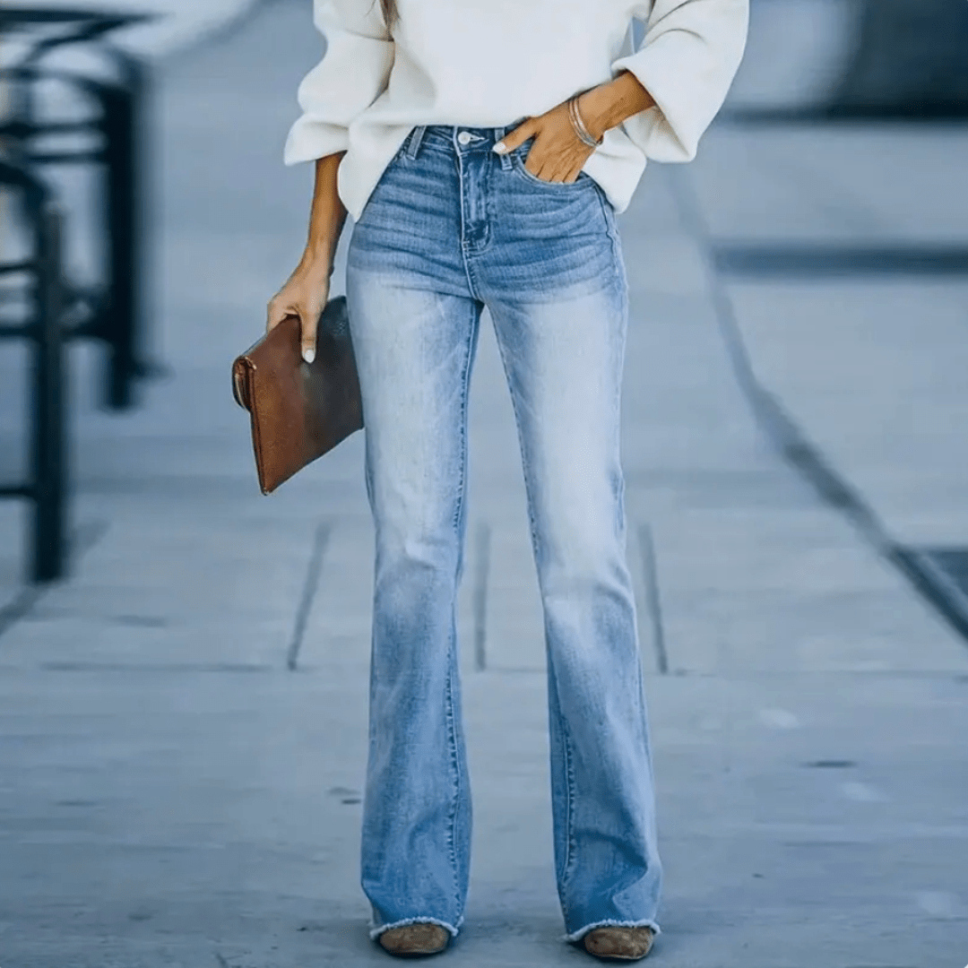 Jeanine | Jean Bohème Extensible à Taille Haute