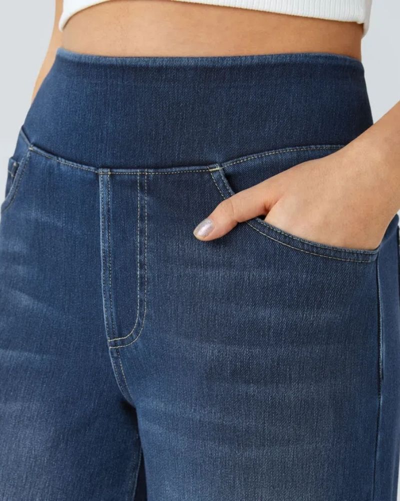 Anaëlle | Jean Large à Taille Haute