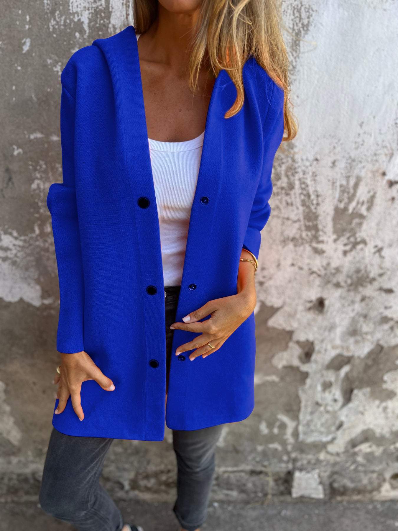 Perrine | Cardigan à Capuche avec Poches