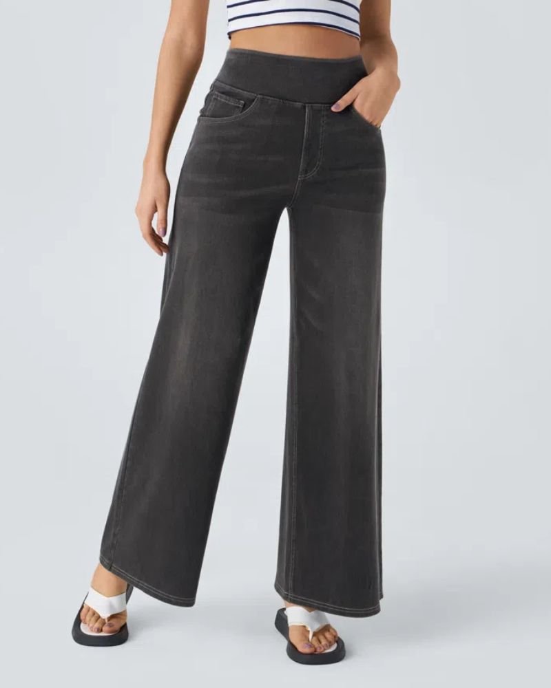 Anaëlle | Jean Large à Taille Haute