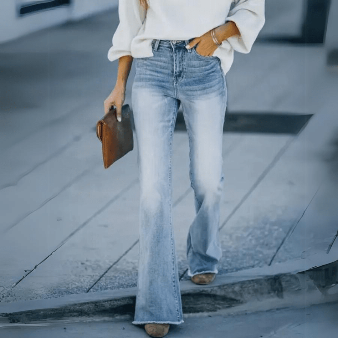 Jeanine | Jean Bohème Extensible à Taille Haute