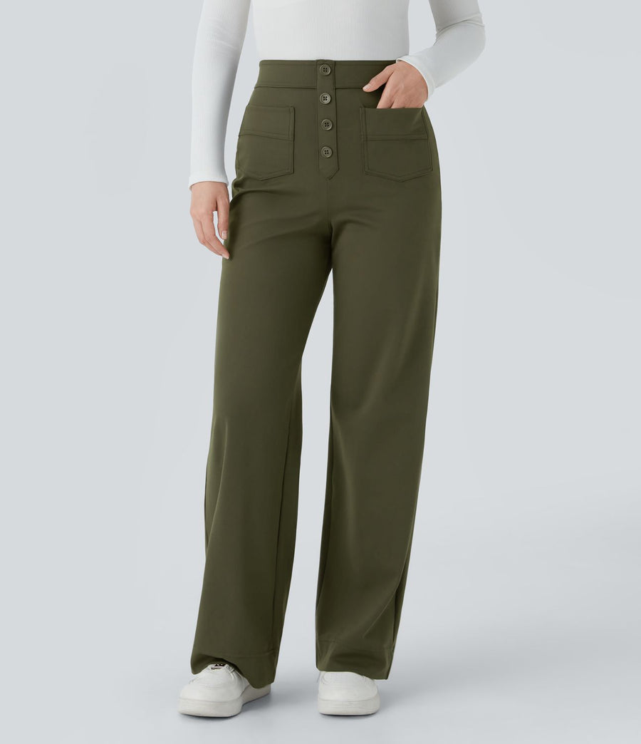 Joëlle | Pantalon Extensible Sans Repassage