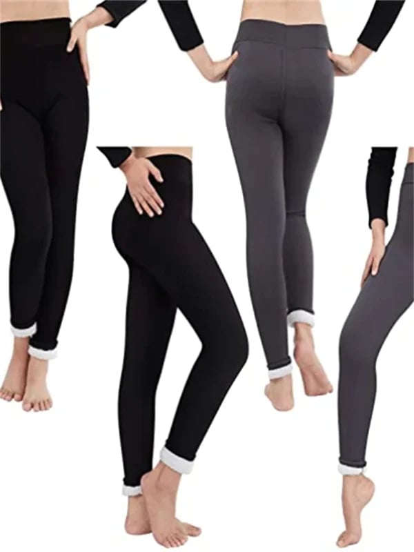 Caroline | Legging Chaud à Taille Haute Doublé Polaire