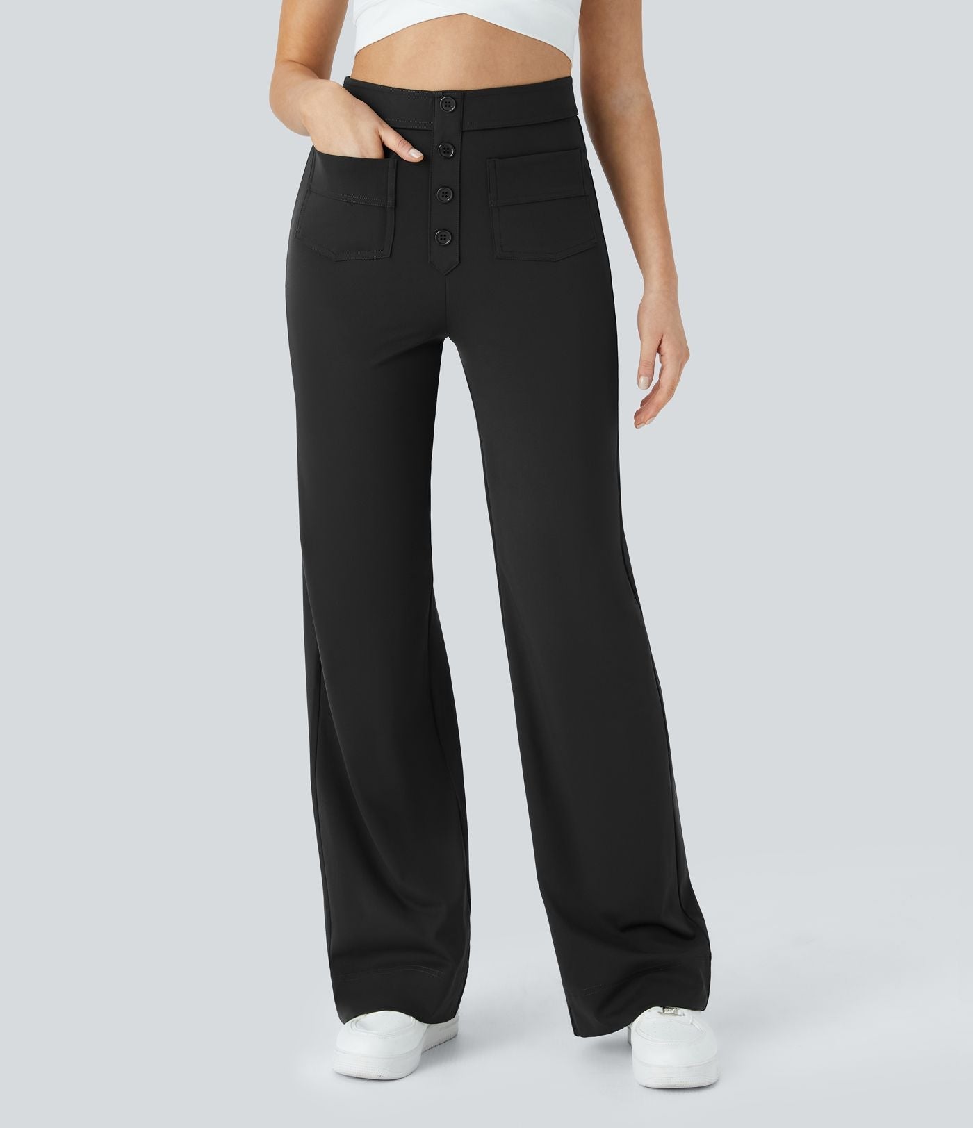 Joëlle | Pantalon Extensible Sans Repassage
