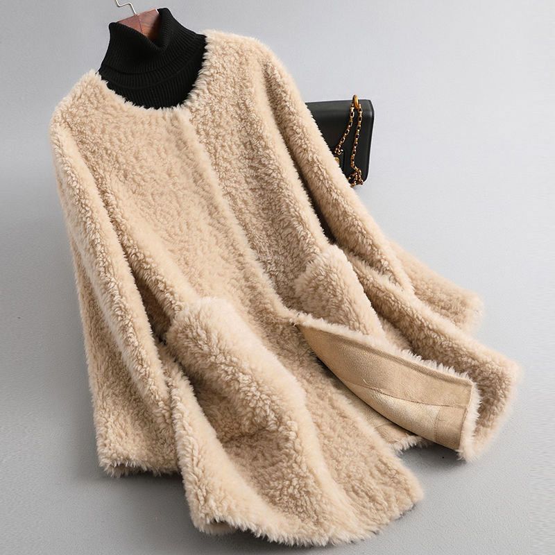 Nathalie | Manteau Teddy Doux avec Poches