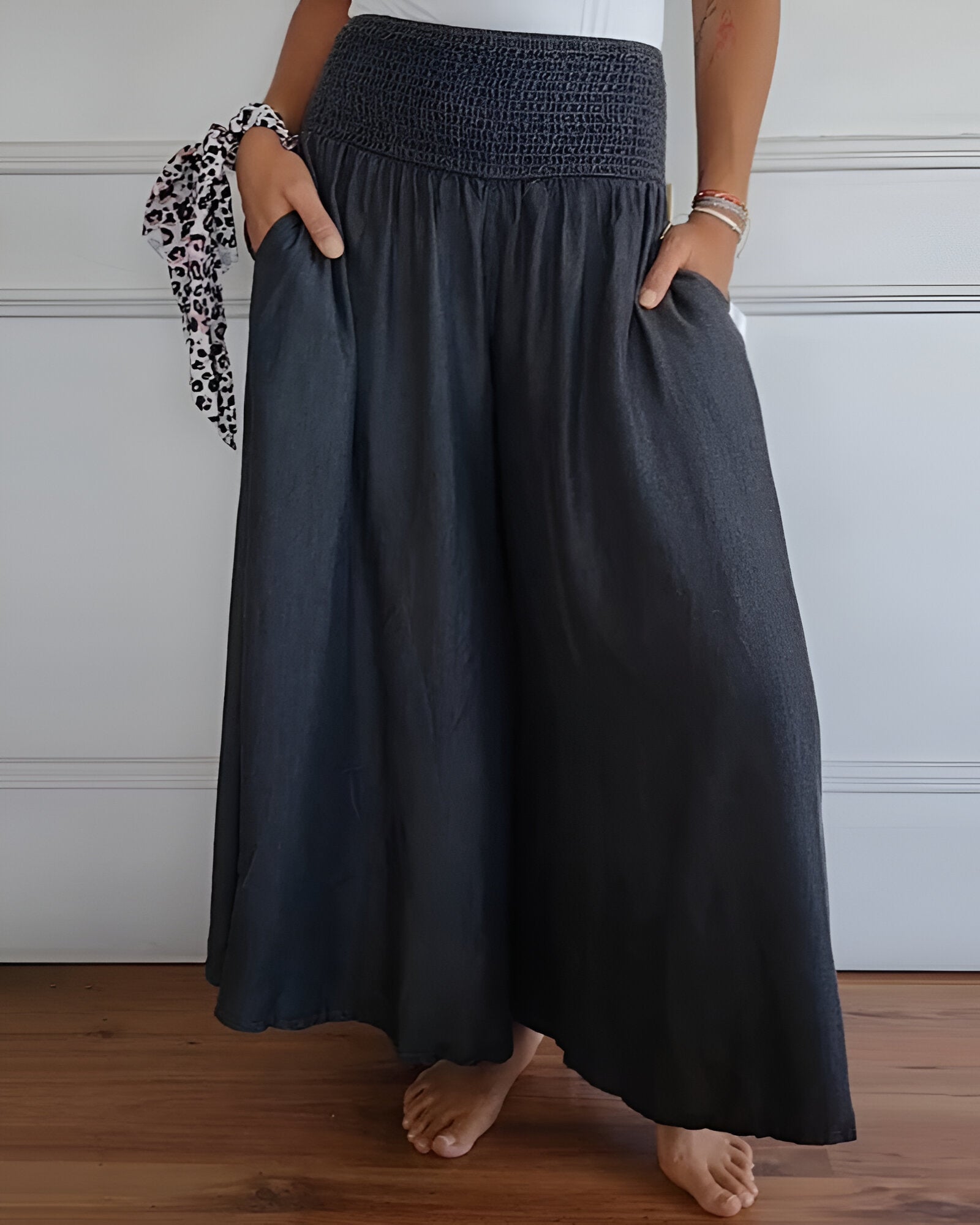Alva | Pantalon Léger à Taille Élastiquée