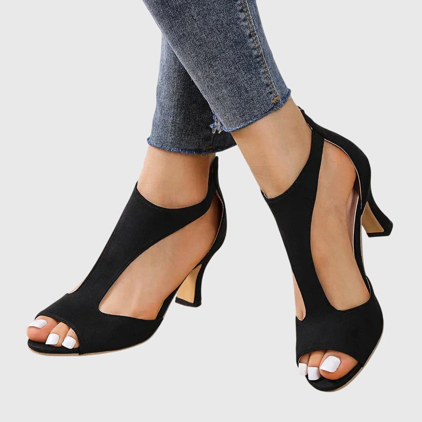 Bérénice | Talons Confort à Bout Ouvert