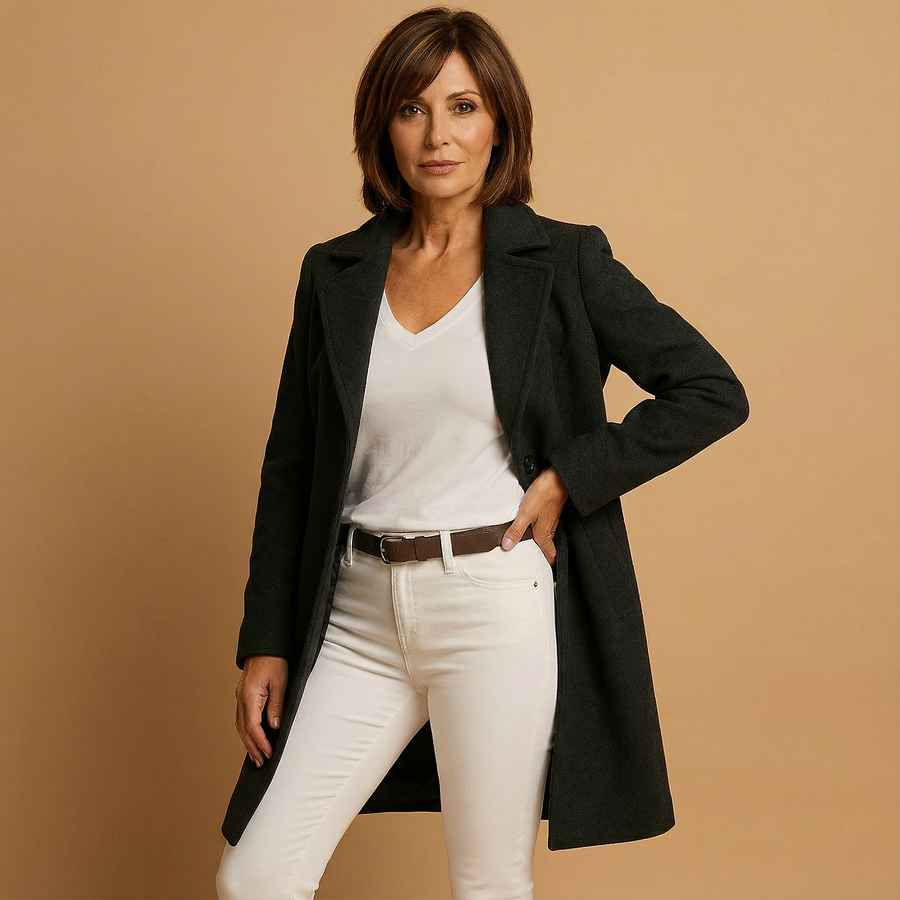 Ghislaine | Manteau Classique en Laine