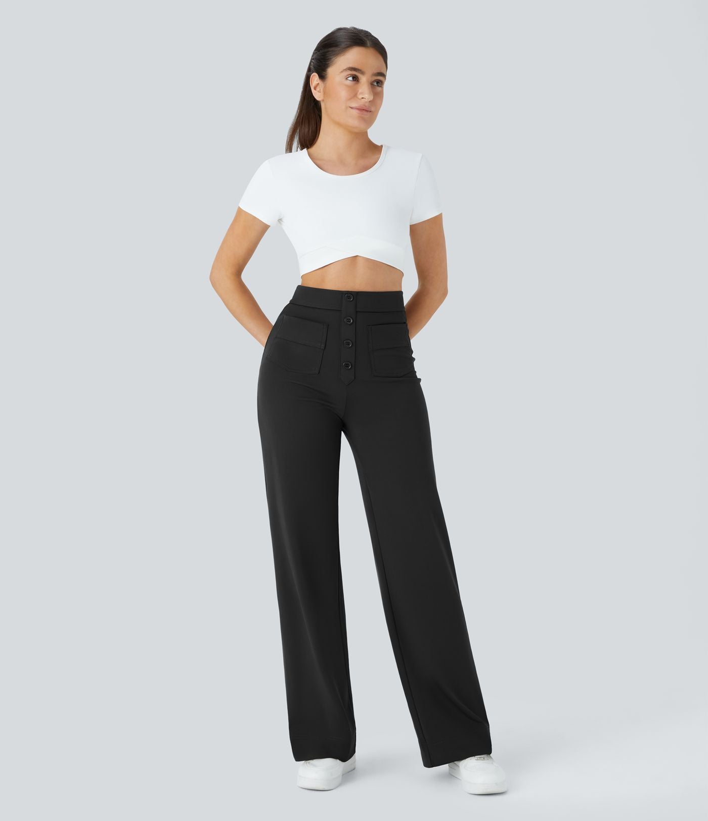 Joëlle | Pantalon Extensible Sans Repassage
