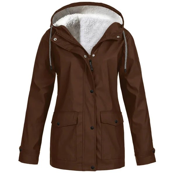 Jeanne | Veste Imperméable à Capuche Ajustable