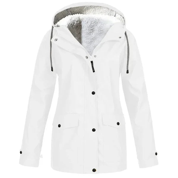 Jeanne | Veste Imperméable à Capuche Ajustable