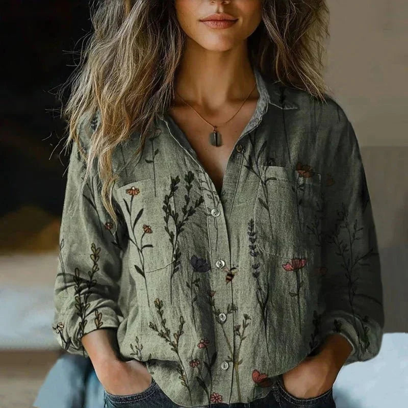 Valentina | Chemise à Imprimé Bandana Dégradé