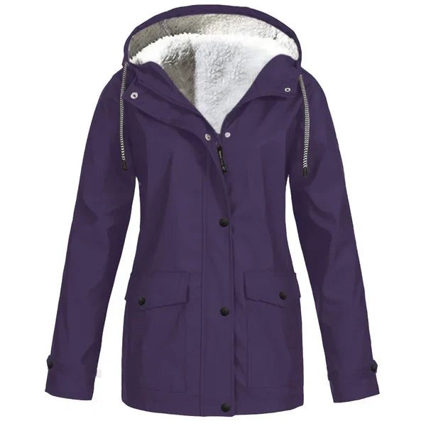 Jeanne | Veste Imperméable à Capuche Ajustable