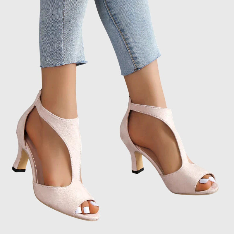 Bérénice | Talons Confort à Bout Ouvert