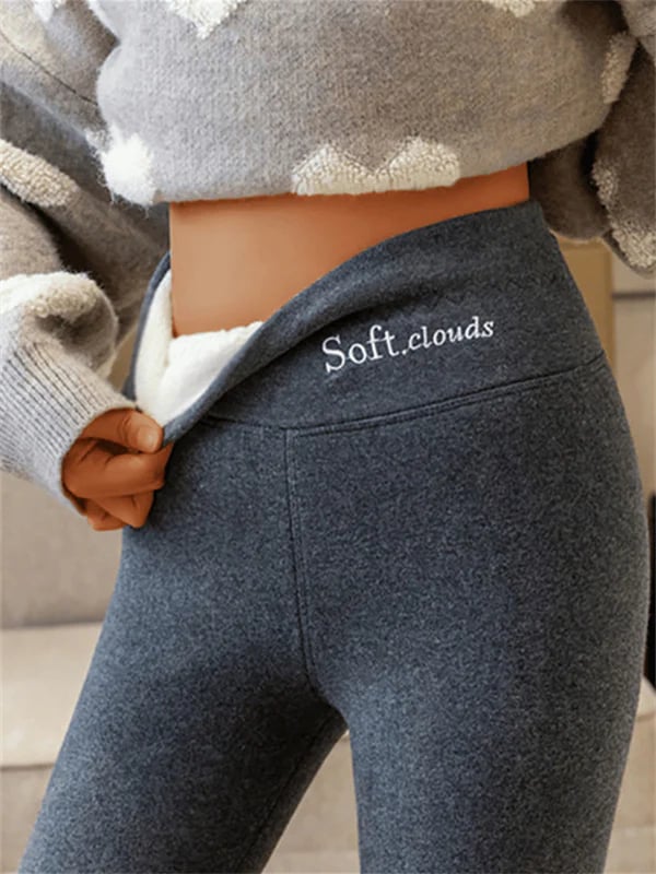 Caroline | Legging Chaud à Taille Haute Doublé Polaire