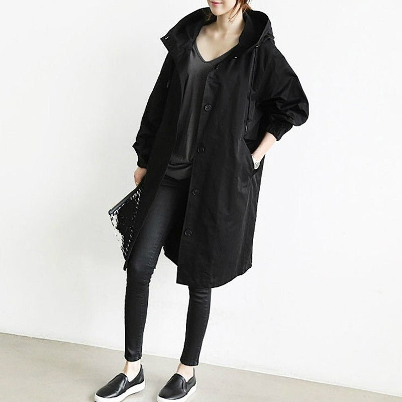 Marceline | Trench-Coat Imperméable à Boutons