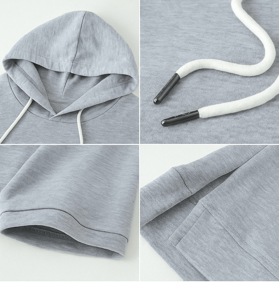 Alison | Sweat à Capuche à Manches Courtes