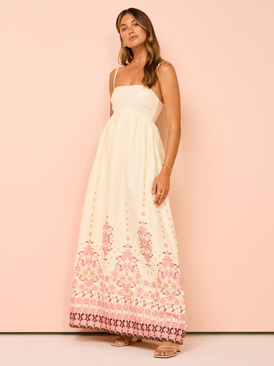 Aurélie | Robe Maxi Romantique