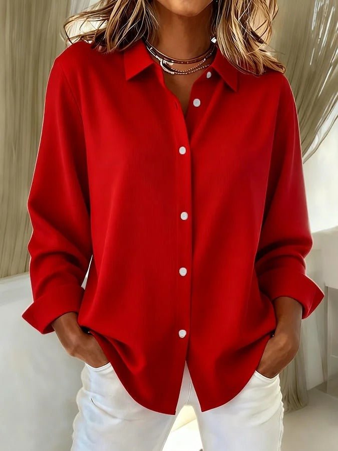 Cecilia | Chemise Fluide à Col Classique