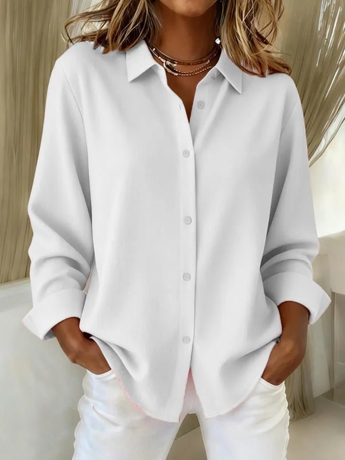 Cecilia | Chemise Fluide à Col Classique