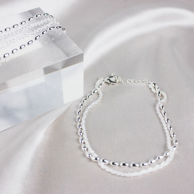 Jacqueline | Bracelet Argenté en Zirconia