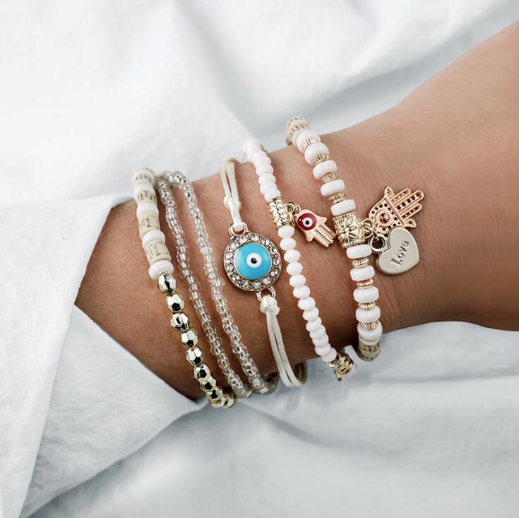 Charline | Pack de Bracelets Hamsa Raffinés