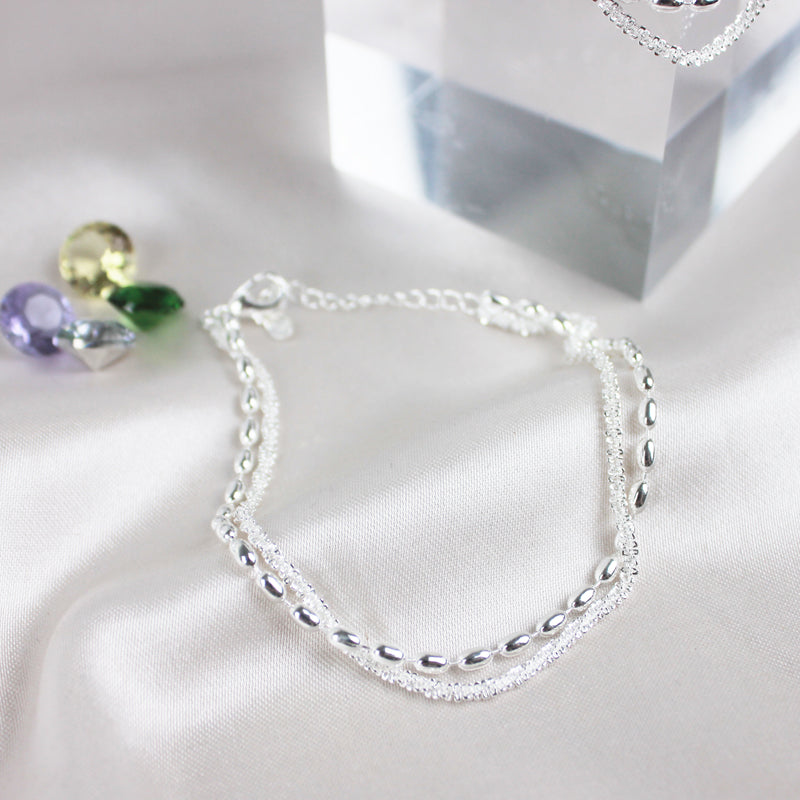 Jacqueline | Bracelet Argenté en Zirconia
