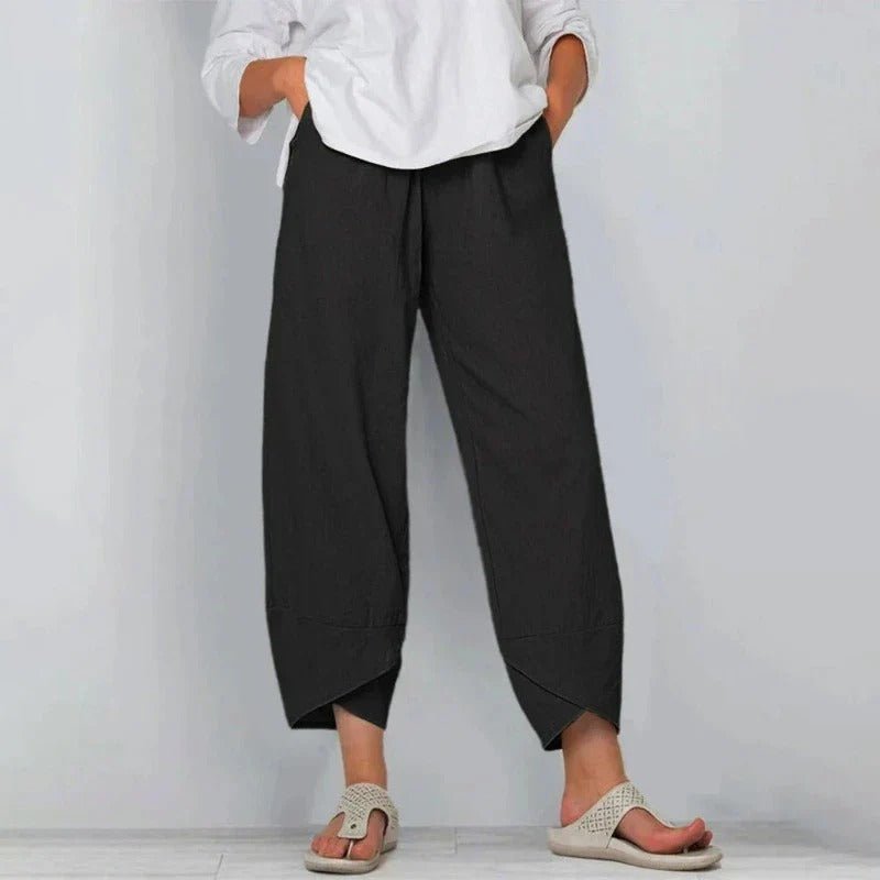 Fabienne | Pantalon Chic en Coton et Lin