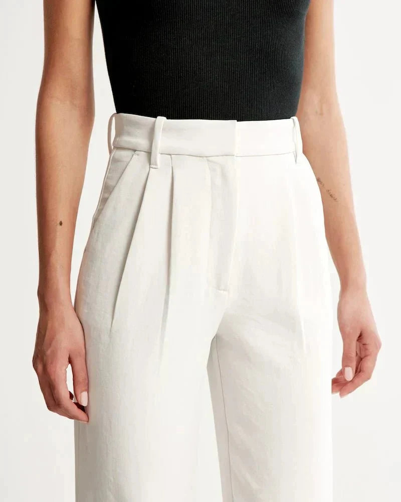 Sophie | Pantalon Large en Trois Longueurs