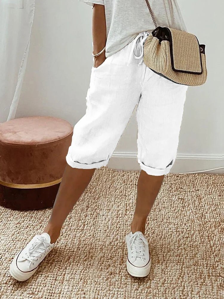 Pauline | Short en Coton Coupe Décontractée