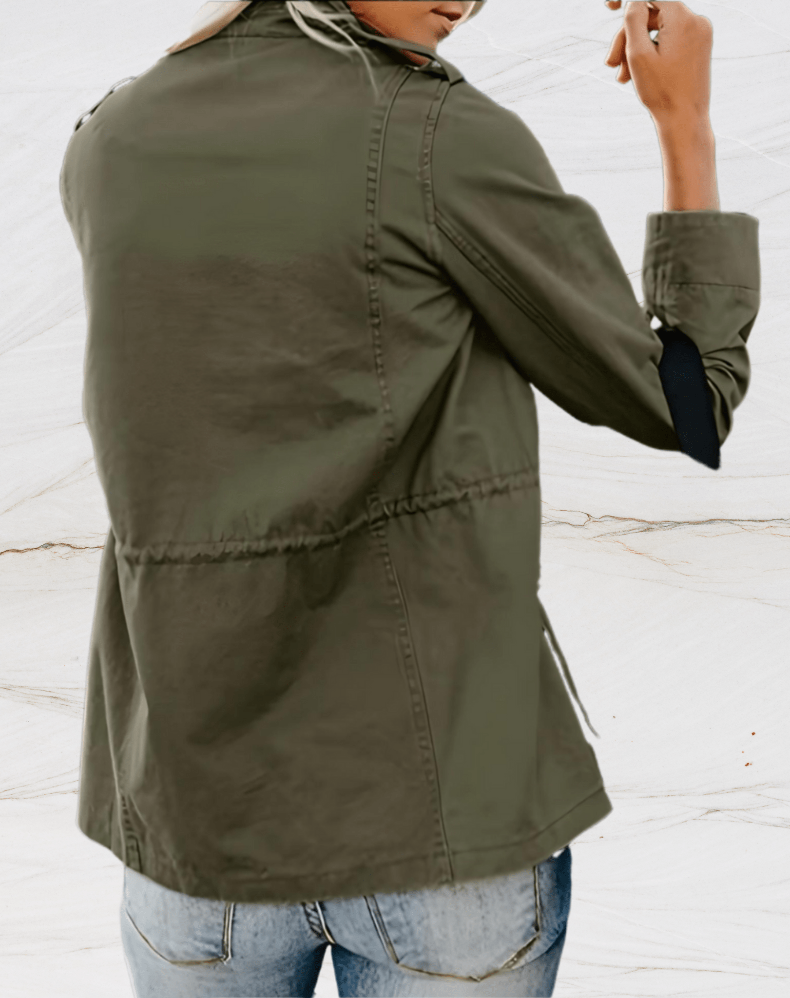 Mathilde | Veste Utility à Coupe Structurée