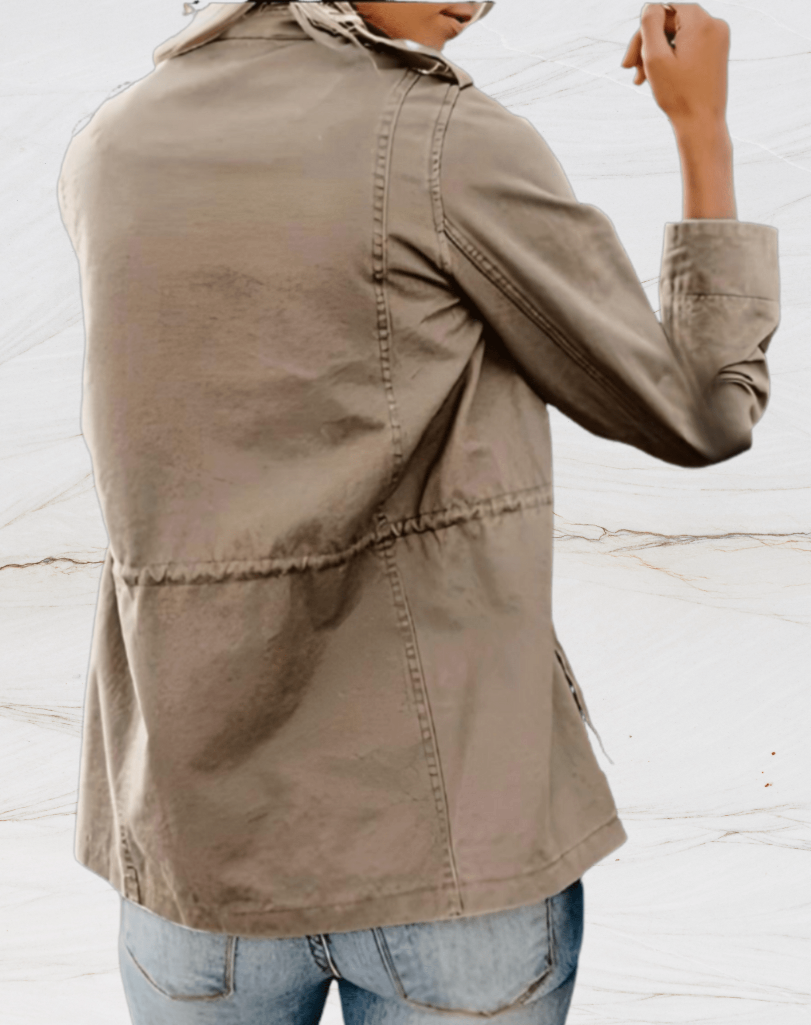 Mathilde | Veste Utility à Coupe Structurée