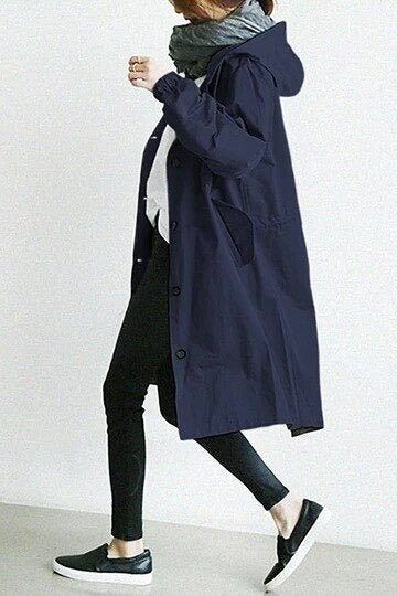 Marceline | Trench-Coat Imperméable à Boutons