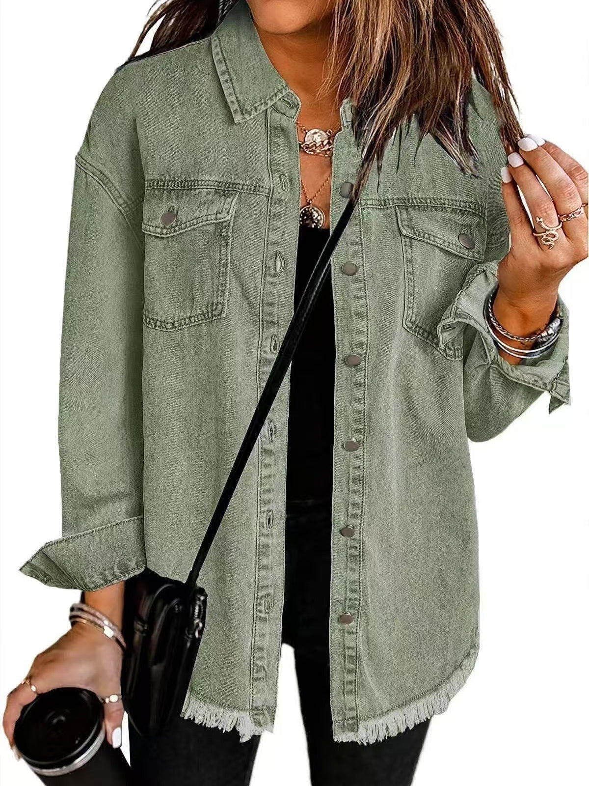 Roxane | Veste en Jean Coupe Décontractée