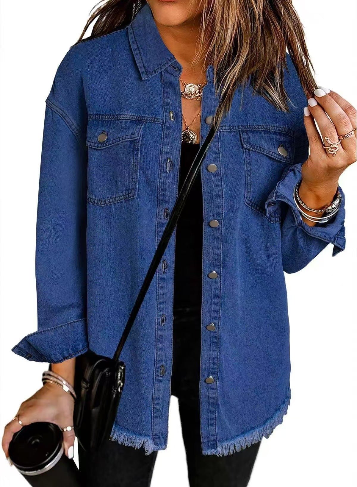 Roxane | Veste en Jean Coupe Décontractée