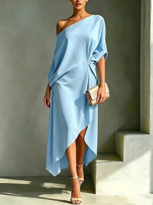 Isaline | Robe Asymétrique Élégante
