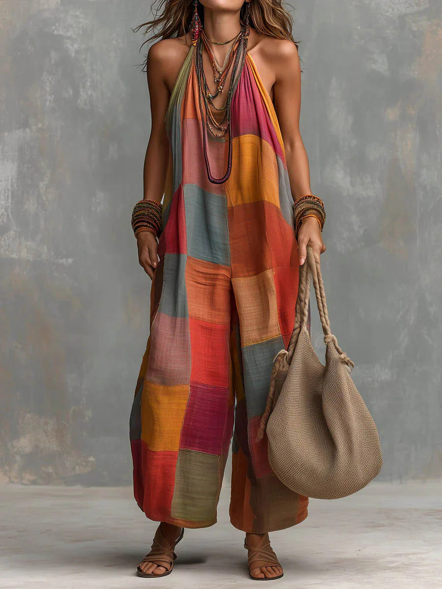 Maéva | Combinaison Patchwork Bohème