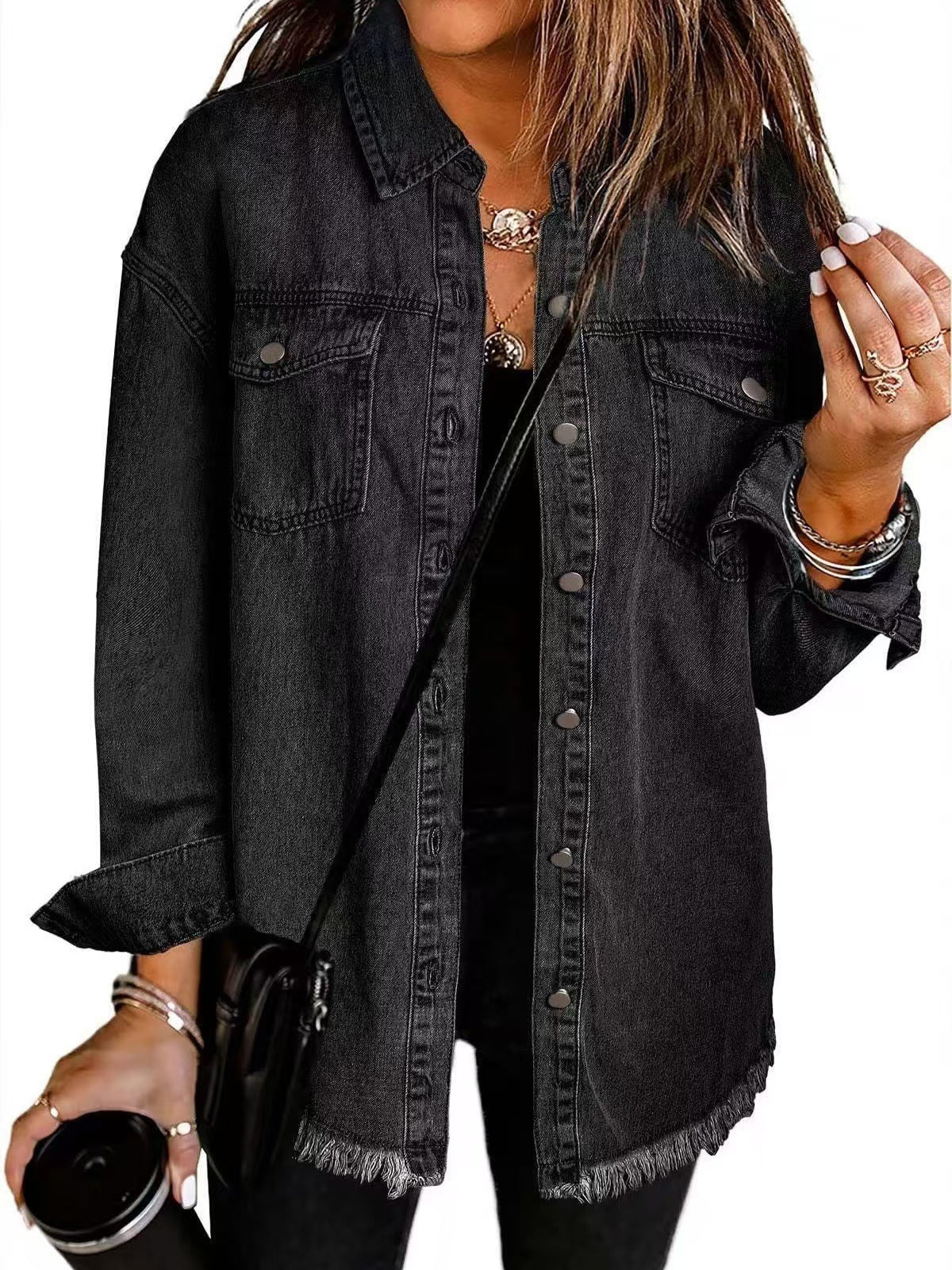 Roxane | Veste en Jean Coupe Décontractée