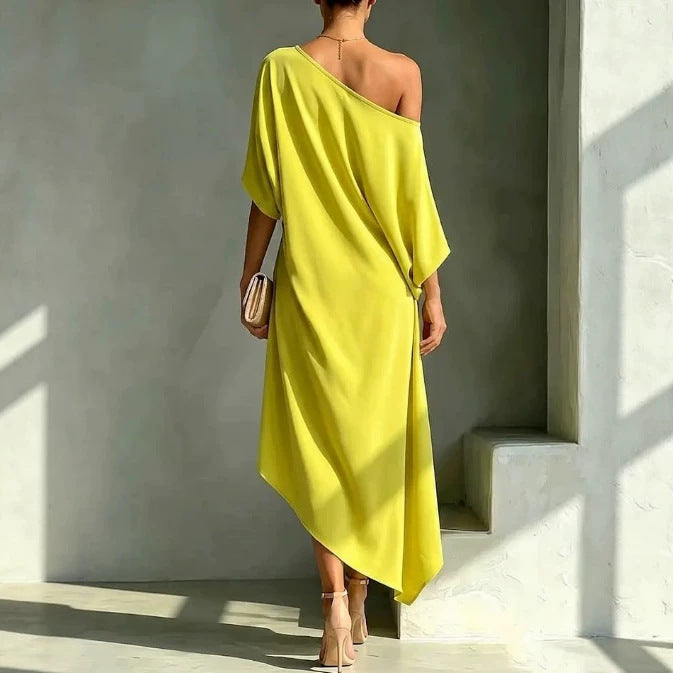 Isaline | Robe Asymétrique Élégante