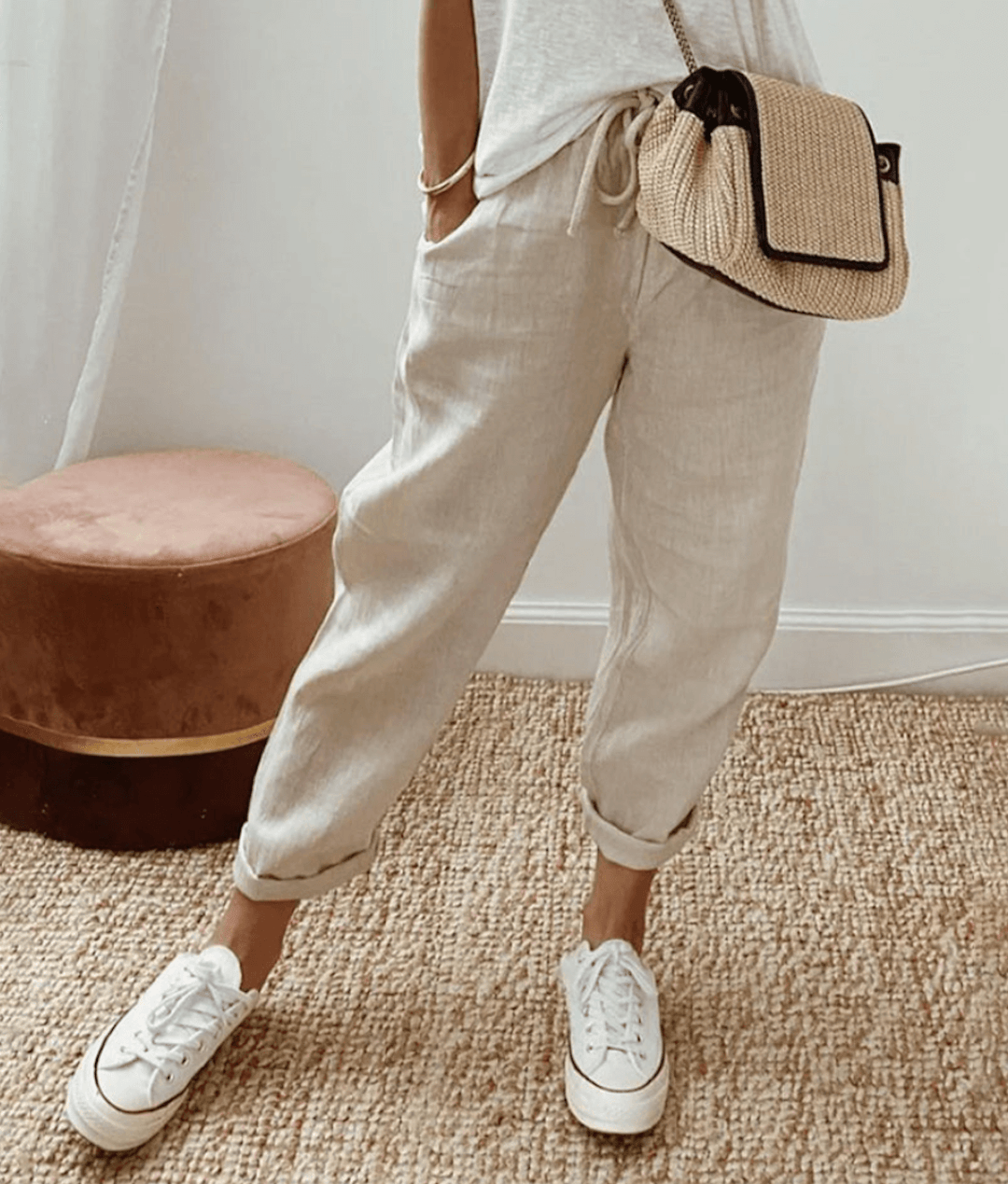 Zoé | Pantalon Élégant à Motifs