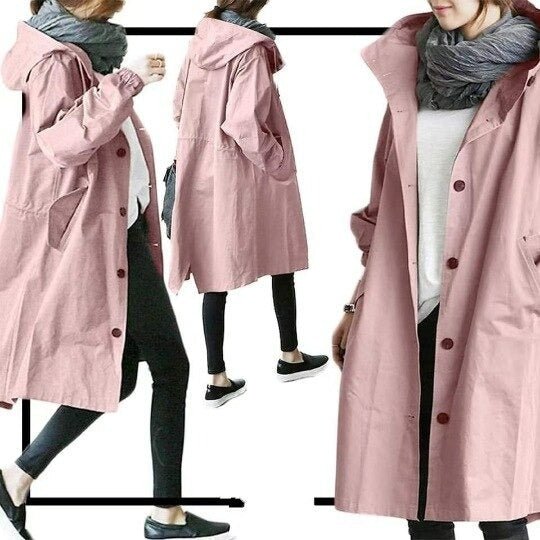 Marceline | Trench-Coat Imperméable à Boutons